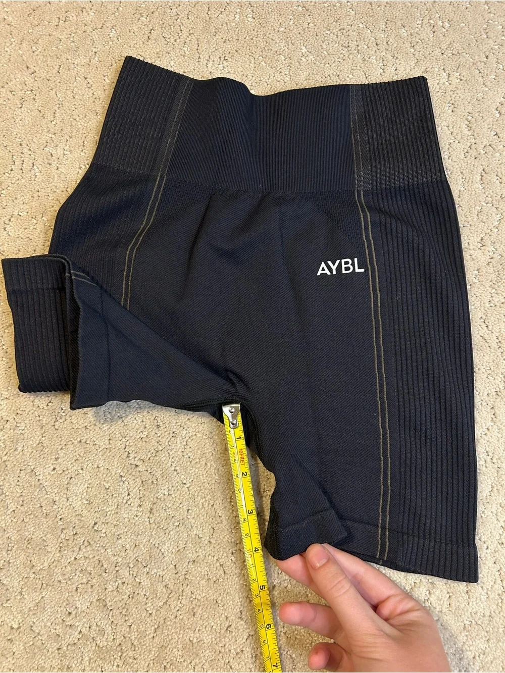 Women's AYBL Athletic Reflex Seamless shorts Black Size Extra Small